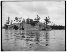 Devil's Oven, Thousand Islands, (1902?). Creator: William H. Jackson