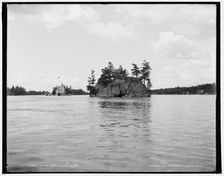 Devil's Oven, Thousand Islands, c1902. Creator: William H. Jackson