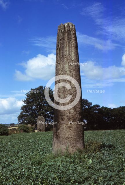 Devils Arrows, Boroughbridge, Yorkshire, 20th century. Artist: CM Dixon.