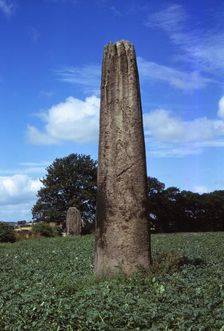 Devils Arrows, Boroughbridge, Yorkshire, 20th century. Artist: CM Dixon