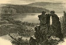 Devil's Door-way, Devil's Lake, Wisconsin 1874. Creator: Alfred Waud