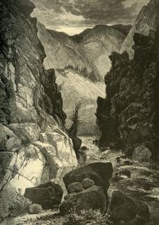 Devil's Gate, Weber Cañon 1874. Creator: John Filmer