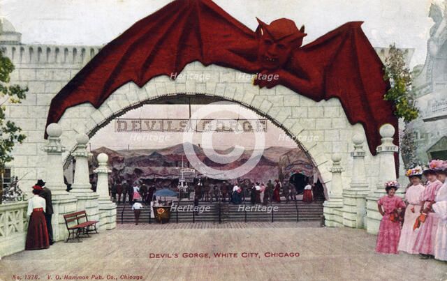 Devil's Gorge, White City, Chicago, Illinois, USA, 1908. Artist: Unknown
