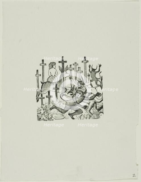 Devils in the Graveyard, n.d. Creator: José Guadalupe Posada.