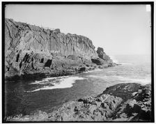 Devil's Pulpit, Bald Head Cliff, York, Maine, c1901. Creator: Unknown