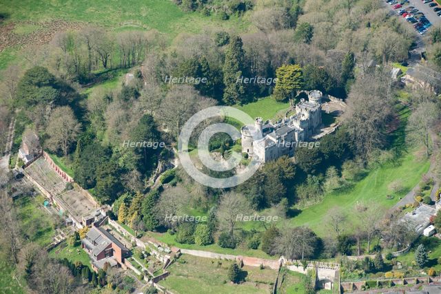 Devizes Castle, a Victorian folly built on the motte of the original castle, Wiltshire, 2015. Creator: Historic England.
