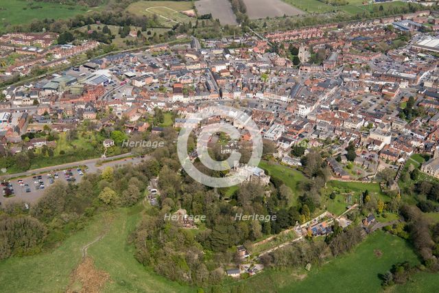 Devizes Castle and town, Wiltshire, 2017. Creator: Damian Grady.
