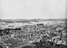 Devonport and the Hamoaze: From the Column c1896. Artist: Frith & Co