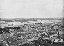 Devonport and the Hamoaze: From the Column c1896. Artist: Frith & Co