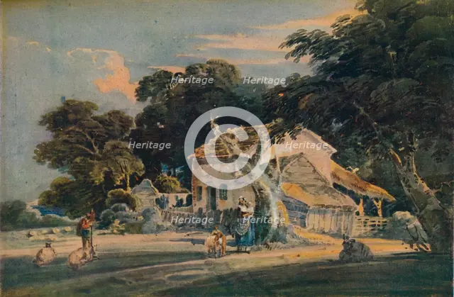 'Devonshire Farm', c1798. Artist: Thomas Girtin.