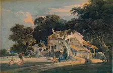 Devonshire Farm c1798. Artist: Thomas Girtin