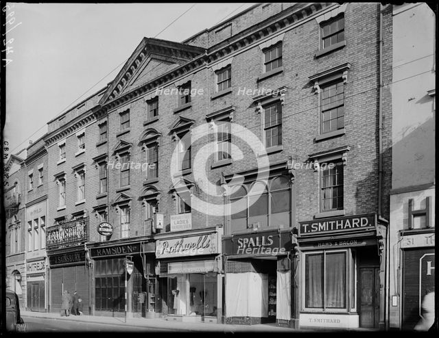 Devonshire House, 36 Corn Market, Derby, 1942. Creator: George Bernard Mason.