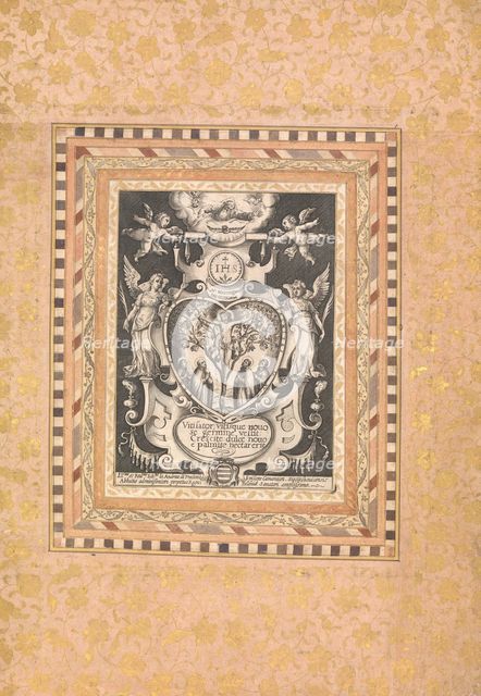Devotional Scene, Folio from the Bellini Album, ca. 1600. Creator: Unknown.