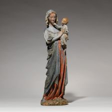 Devotional Statuette of the Virgin and Child, French, ca. 1250-70. Creator: Unknown