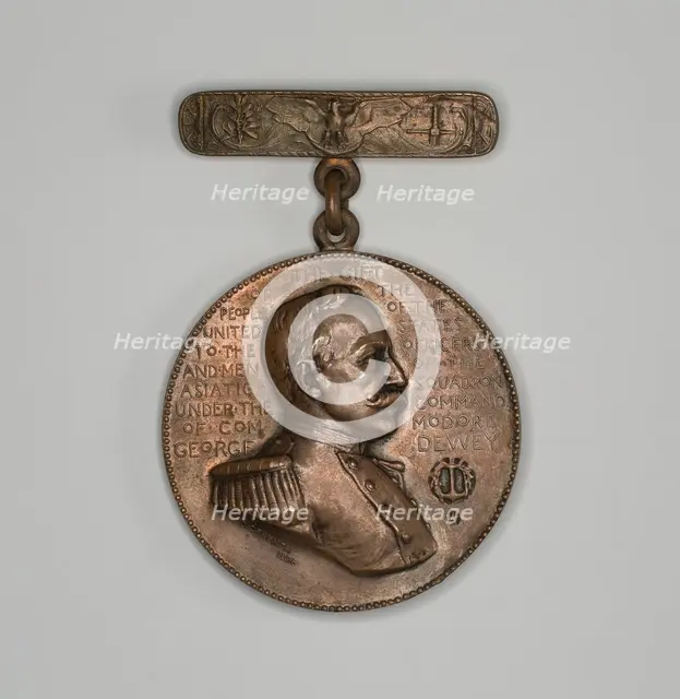 Dewey medal, c. 1898. Creator: Tiffany & Co.