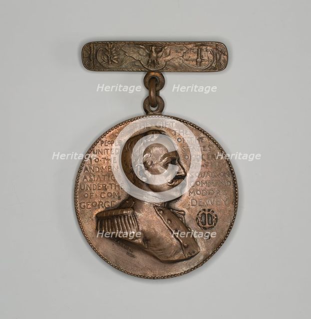 Dewey medal, c. 1898. Creator: Tiffany & Co.