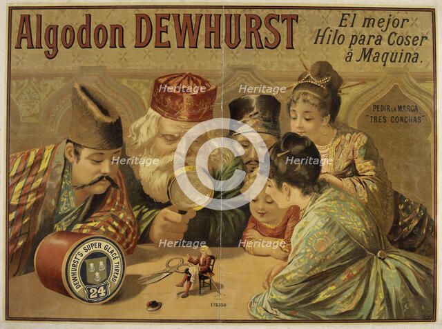 Dewhurst Sewing Thread, 1890. Creator: Anonymous.