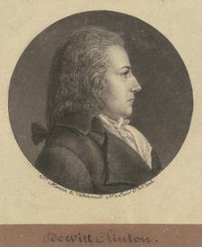 DeWitt Clinton, 1796. Creator: Charles Balthazar Julien Févret de Saint-Mémin