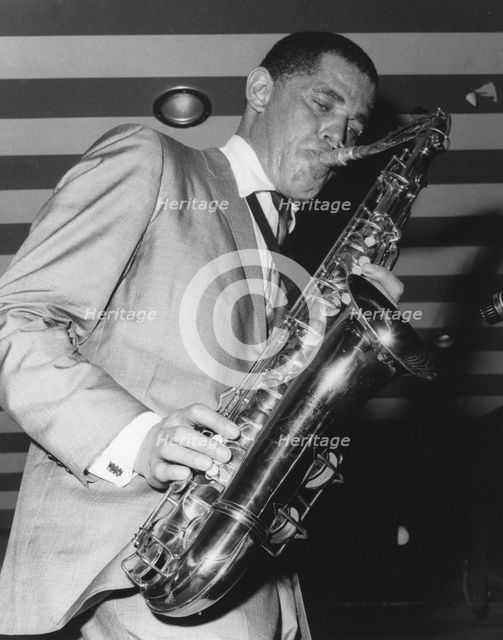 Dexter Gordon, Marquee Club, 1962. Creator: Brian Foskett.