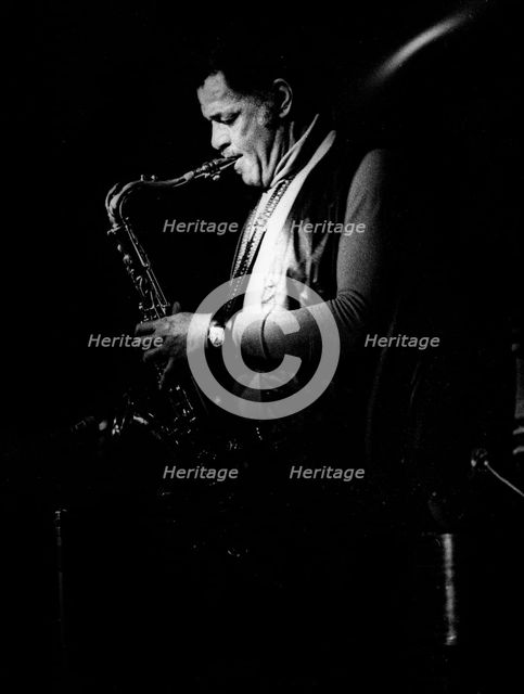 Dexter Gordon, Ronnie Scott's, Soho, London, 1977. Artist: Brian O'Connor.