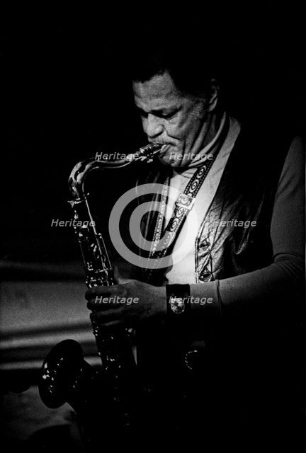 Dexter Gordon, Ronnie Scott's, Soho, London, 1977. Artist: Brian O'Connor.
