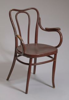 Deacon's chair used by Sixth Mount Zion Baptist Church, ca. 1900. Creator: Jacob and Josef Kohn
