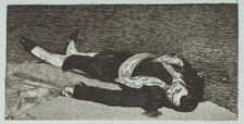 Dead Toreador, 1867-68. Creator: Edouard Manet