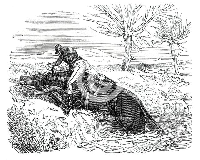 Dead beat, 1844. Creator: Unknown.