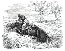 Dead beat, 1844. Creator: Unknown