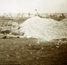 Dead bodies, Souain, northern France, September 1915