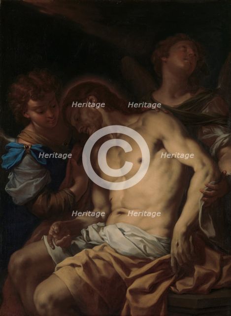 Dead Christ Supported by Angels, ca. 1710. Creator: Francesco Trevisani.