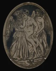 Dead Christ Supported by Two Angels, c. 1589. Creator: Unknown