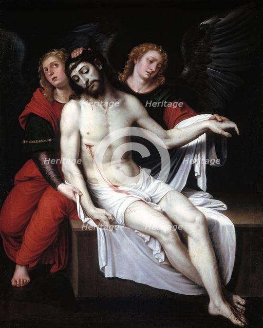 Dead Christ Supported by Two Angels, early 17th century. Creator: Francesc Ribalta.