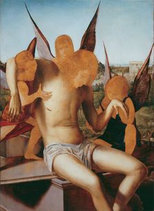 Dead Christ Supported by Three Angels, ca 1475