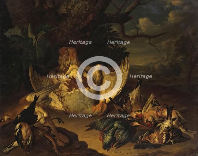 Dead Game, 1718. Creator: Philipp Ferdinand de Hamilton.