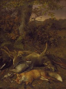 Dead game, 1846. Creator: Johan Laurentz Jensen