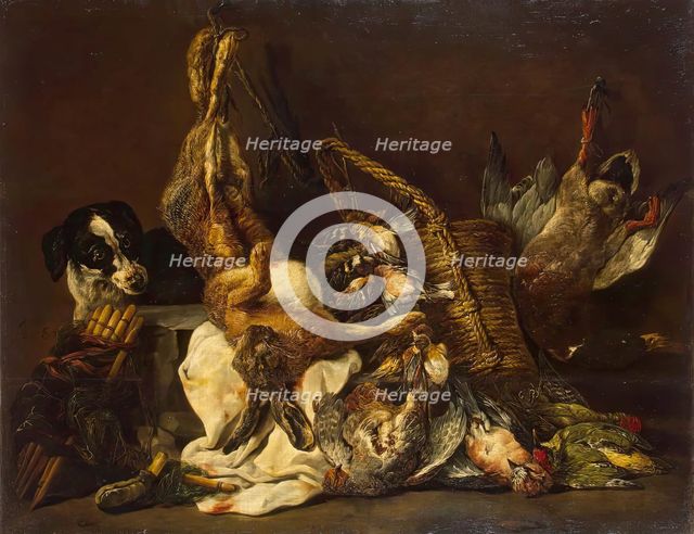 Dead Game and a Gun Dog, 1640. Creator: Jan Fyt.