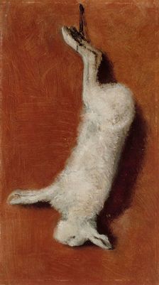 Dead Hare, Study, 1873. Creator: Albert Edelfelt