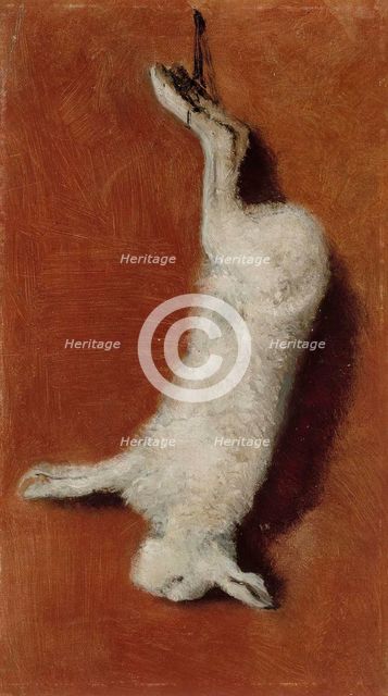 Dead Hare, Study, 1873. Creator: Albert Edelfelt.