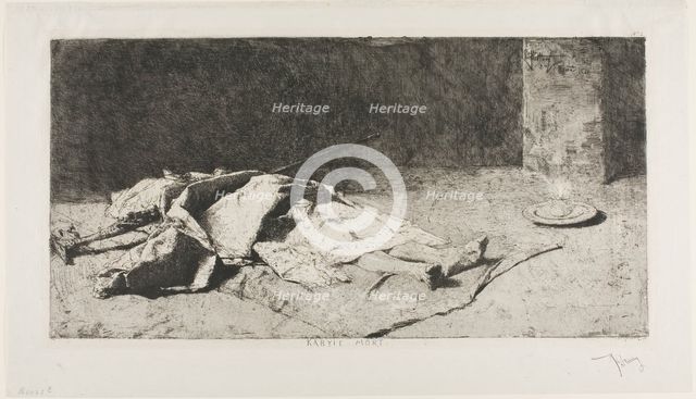 Dead Kabyle, n.d. Creator: Mariano Jose Maria Bernardo Fortuny y Carbo.