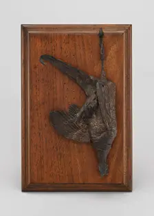 Dead Pheasant Mounted on a Board, model 1846, cast by 1929. Creator: Pierre-Jules Mene