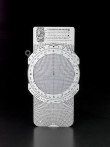 Dead reckoning computer owned by Sally Ride. Creator: Telex Communications Inc.