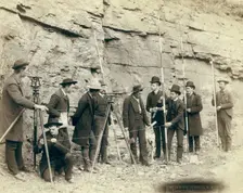 Deadwood Central RR Engineer Corps, 1888. Creator: John C. H. Grabill