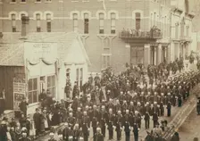 Deadwood Grand Lodge IOOF of Dakotas Street Parade, May 21, 1890, 1890. Creator: John C. H. Grabill