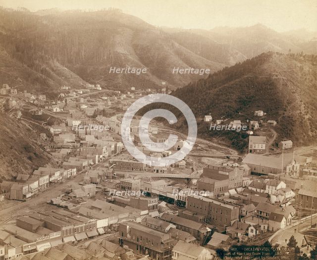 Deadwood From Mt Moriah, 1888. Creator: John C. H. Grabill.