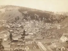 Deadwood, [SD] from Engleside, 1888. Creator: John C. H. Grabill