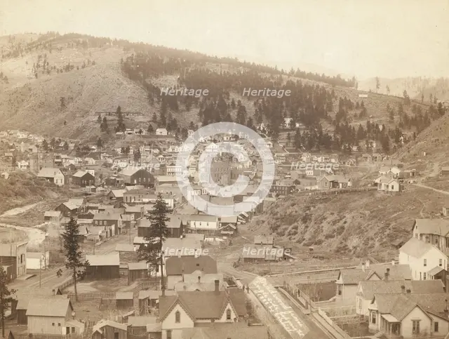Deadwood, [SD] from Engleside, 1888. Creator: John C. H. Grabill.