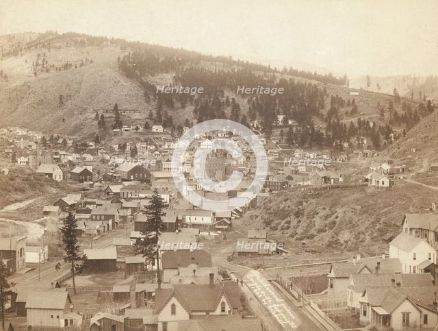 Deadwood, [SD] from Engleside, 1888. Creator: John C. H. Grabill.
