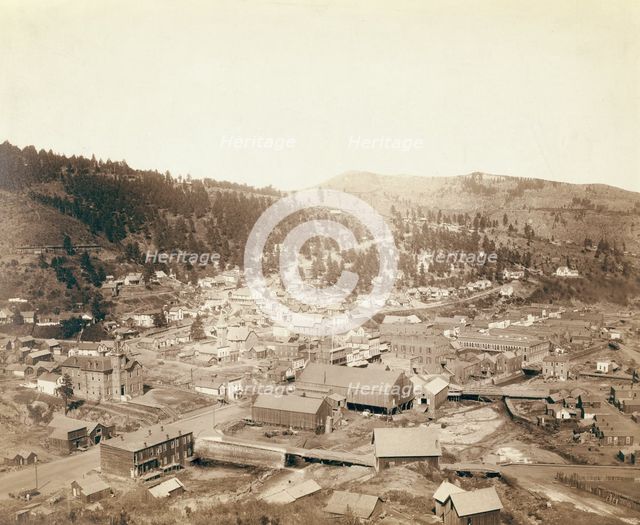 Deadwood, [SD] from McGovern Hill, 1888. Creator: John C. H. Grabill.