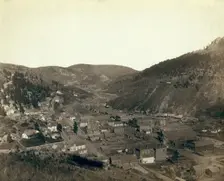 Deadwood, [SD] from Mrs Livingston's Hill, between 1887 and 1892. Creator: John C. H. Grabill